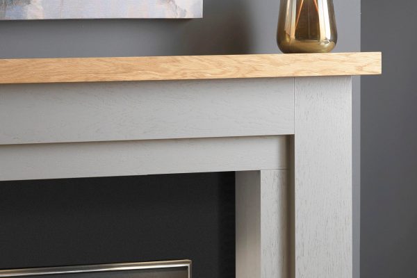 hanley with grey and oak shelf hanley with grey and oak shelf